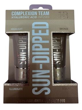 JR Cosmetics Liquid Highlighter & Bronzer Duo Hyaluronic Acid